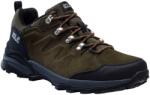 Jack Wolfskin Refugio Texapore Low férfi túracipő 45 barna|szürke|zöld