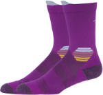 ASICS Uniszex zokni, ASICS Fujitrail Run Crew Sock, lila 47 lila