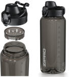 ZIPRO Fitnesz kulacs Zipro Water Bottle Tritan 1 LITRE szürke