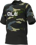 Alé Cycling Férfi kerékpáros mez Alé Stain 2XL fekete|szürke|zöld
