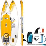 COASTO SUP deszka / stand up paddle board túrázáshoz és hosszú távokra - Argo 11' fehér|sárga