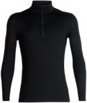 ICEBREAKER Men 200 Oasis LS Half Zip férfi aláöltöző felső 2XL fekete