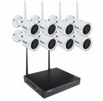 Secutek SLG-WIFI2108DE8FE200 WiFi kamerarendszer - 8x2Mpix kamera, NVR