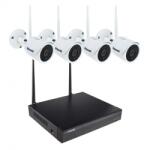 Secutek WiFi kamerarendszer Secutek SLG-WIFI2108DE4FE200 - 4x2Mpix-es kamera, NVR