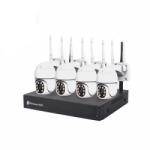 Secutek Vezeték nélküli HD kamerakészlet TK-40Q2 - 4x2Mpix kamera, NVR