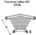 Elvan Traversa Coltar 45gr Pentru Pat Metalic 400 Mm (32bl-6v-400/pg)