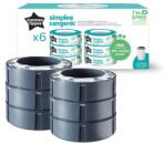 Tommee Tippee Simplee casetă de rezervă 6 buc