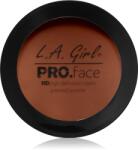 L. A. Girl Cosmetics PRO. Face HD pudra compacta cu efect matifiant culoare Chestnut 7 g