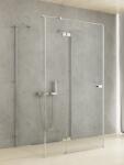 NEW TRENDY Reflexa cabină de duș 90x80 cm dreptunghiular crom luciu/sticlă transparentă EXK-5191 (EXK5191)