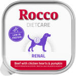 Rocco 20x150g Rocco Diet Care Renal marha, csirkeszív & tök tálcás nedves kutyatáp
