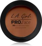 L. A. Girl Cosmetics PRO. Face HD pudra compacta cu efect matifiant culoare Warm Caramel 7 g