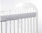 Berry Baby Berry Baby Rágásvédő - Kiságyra, 140 cm, Szürke Alapon Fehér Csillagok