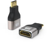 PremiumCord HDMI anya - Mini HDMI apa 8K 60Hz átalakító adapter (KPHDMA-43) (KPHDMA-43)