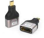 PremiumCord HDMI anya - micro HDMI apa 8K 60Hz átalakító adapter (KPHDMA-44) (KPHDMA-44)