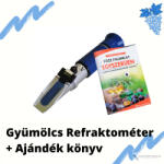  Cefre Refraktométer RHW-25BATC+ AJÁNDÉK FŐZZ PÁLINKÁT EGYSZERŰEN KÉZIKÖNYV