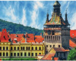Criando Goblen cu Diamante patrate, 40x50 cm, Turnul cu Ceas din Sighișoara, GBN-511 (GBN511_4050)