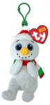 Ty Beanie Bellies plüss figura kulcstartó - Brrrnard, a hóember (8, 5 cm) (TY_43120)