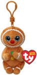 Ty Beanie Bellies plüss figura kulcstartó - Cookie, a mézeskalács (8, 5 cm) (TY_43118)