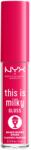 NYX Cosmetics This Is Milky Gloss Choco Latte Shake Szájfény 4 ml