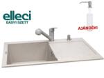 Elleci EASY1 gránit mosogató csapteleppel szett, avena EASY1SZETT (EASY1SZETT)