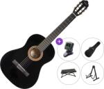 Valencia VC104 Premium SET 4/4 Black Klasszikus gitár