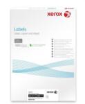 Xerox Etikett, univerzális, 63, 5x38, 1 mm, kerekített sarkú, 2100 etikett/csomag