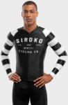 SIROKO Férfi hosszú ujjú mez Cycling SIROKO M2 Summit L fehér|fekete