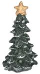  Dekoráció fenyőfa csillaggal poly 2, 6x2x4, 8cm zöld (LR22B-2103)