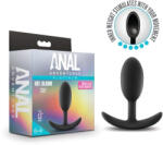 Anal Adventures Platinum - dop anal - mărime medie - silicon negru