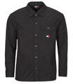 Tommy Hilfiger Hosszú ujjú ingek TJM ESSENTIAL SOLIDOVERSHIRT Fekete EU M