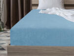  Cearsaf Frotir cu elastic EXCLUSIVE 90x200 cm albastru deschis