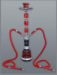 Chillout Smoke Arab stílusú piros színű shisha - 2 csöves (DM-5-5537)