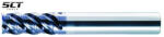 SCT Tools SCT Keményfém ujjmaró, nagyoló, 4, 0 mm, 3 élű 45°, TiAIN, hengeres (BLC3L04045R)