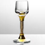 HARAHU Pahar de cristal (ștamperlík) - Aurie / 15ml KP35424 Pahar