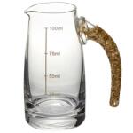 HARAHU Carafă de cristal cu măsurătoare - Aurie / Tip3 / 100ml KP35428 Pahar