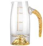 HARAHU Carafă de cristal cu măsurătoare - Aurie / Tip2 / 100ml KP35426 Pahar