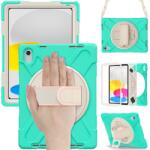  SOLID Tartós borítás Apple iPad 2025 / iPad 2022 MINT GREEN készülékhez