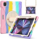  SOLID Tartós borítás Apple iPad Pro 12.9 2022 / 2021 RAINBOW készülékhez