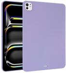  RUBBER Védőburkolat a Apple iPad Pro 11 2024 lila színhez