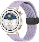 AIRY szilikon szíj Huawei Watch GT 5 Pro-hoz 42mm lila