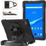  SOLID Tartós burkolat Lenovo Tab M10 Plus 3. generációs fekete