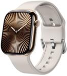  SILICONE Cserélhető szíj a Apple Watch 10-hez 46mm STARLIGHT