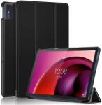  LEATHER Flip borító Lenovo Tab M10 5G fekete