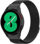  MILANESE fém szíj Samsung Galaxy Watch 6 Classic (47mm / 43mm) és Watch 6 (44mm / 40mm) fekete