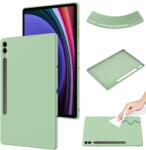  RUBBER Védőburkolat Samsung Galaxy Tab S9 FE+ / S9+ / S10+ zöld