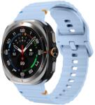  WAVY szilikon szíj Samsung Galaxy Watch-hoz Ultra 47mm világoskék