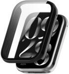  PC TELJES BORÍTÁS Üveggel ellátott műanyag borítás Xiaomi Smart Band 8 Pro fekete