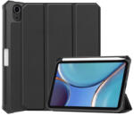  LEATHER Flip tok Apple iPad mini 2021 fekete