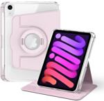  CRYSTAL FLEXI 2 az 1-ben Flip tok Apple iPad mini 2021 / iPad mini 2024 rózsaszínhez