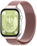  MILANESE Fém szíj Huawei Watch Fit 3-hoz rózsaszín